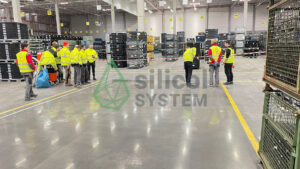 Praktyczne szkolenie z technologii betonu polerowanego Silicol Renova na działajacym obiekcie - centrum logistycznym